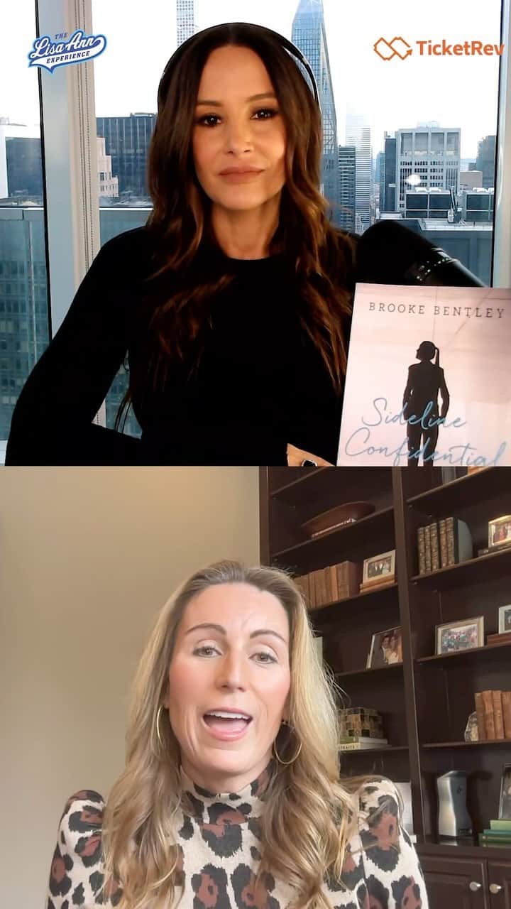 のインスタグラム：「This was a great conversation and @brookiebentley ‘s new Novel “Sideline Confidential” is even better!  🎧 on all listening platforms  📺 on @youtube 📍TheRealLisaAnn   #thelisaannexperience #podcast #thereallisaann」