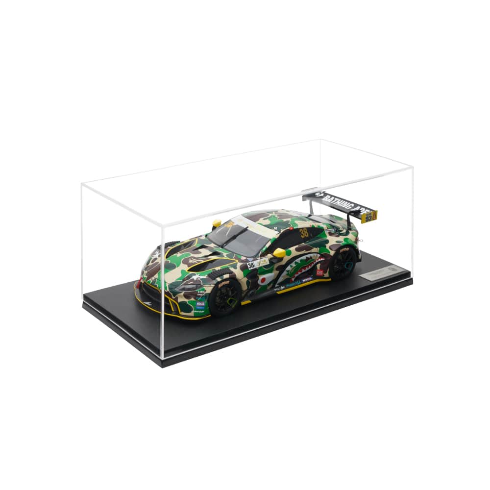 I.T IS INSPIRATIONさんのインスタグラム写真 - (I.T IS INSPIRATIONInstagram)「With the remarkable success of the Grand Prix’s showcase, BAPE® is proudly presenting Aston Martin GT3 1/18 Model Car Collaboration with POP RACE. The overall color scheme of the sports car tends toward a bolder and trendier look by combining BAPE® signature ABC CAMO with the vehicle's personality, which gives the Vantage a new look and keep it at the forefront of the action.  BAPE® x POP RACE Aston Martin GT3 1/18 Model Car will be releasing at BAPE STORE® and BAPE.COM on December 9th, 2023.  @poprace__ #ITHK #abathingape #bape #poprace」12月11日 16時12分 - ithk