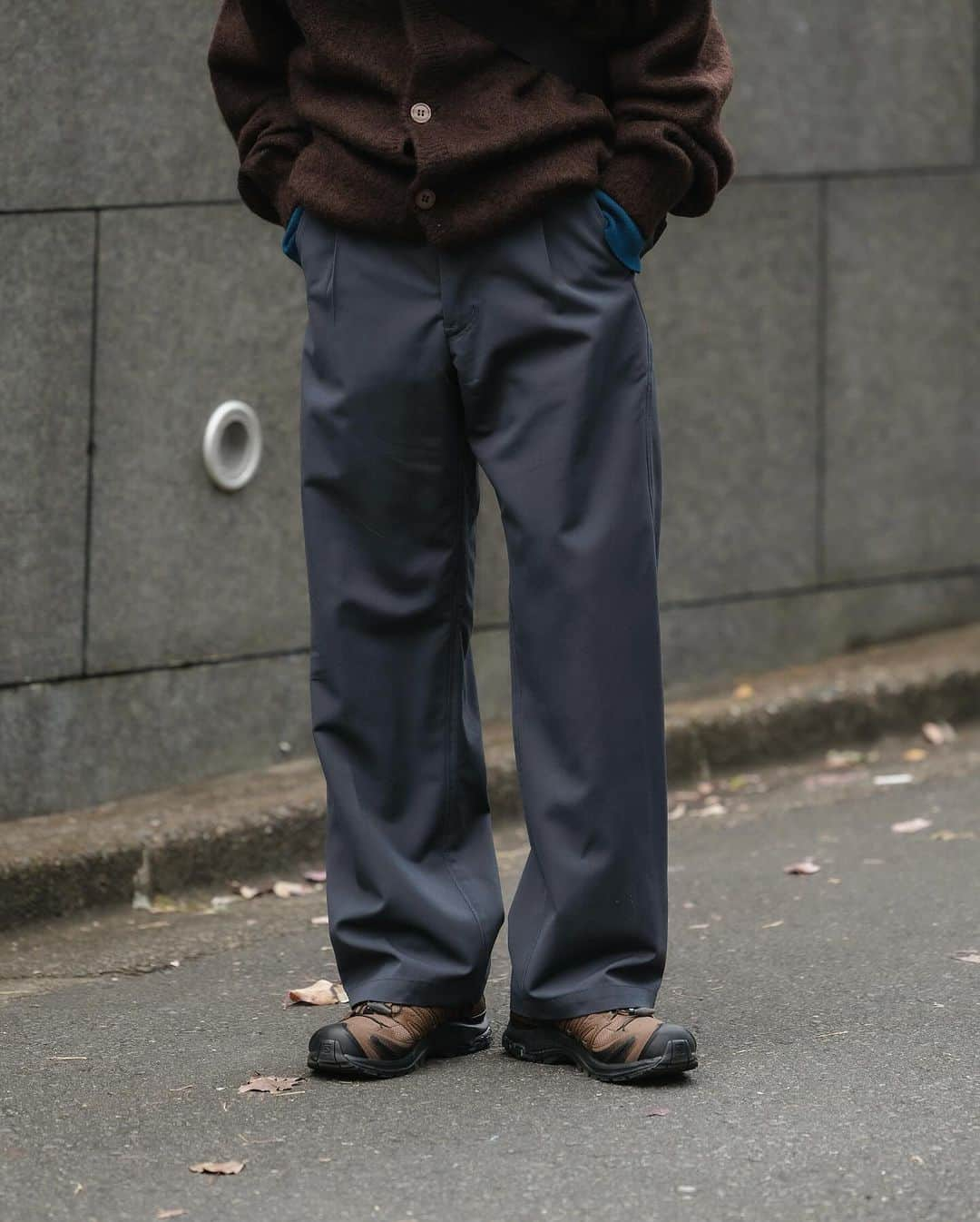 Ryoさんのインスタグラム写真 - (RyoInstagram)「Today's outfit🟤🔵 knit : @plus81.official  inner knit : @the_clesste  pants : @goldwin_0  shoes : @andwander_official × @salomonsportstyle  bag : @the_clesste  ㅤㅤㅤㅤㅤㅤㅤㅤㅤㅤㅤㅤㅤ #plus81 #clesste #andwander #salomon #goldwin0」12月11日 16時51分 - ryo__takashima