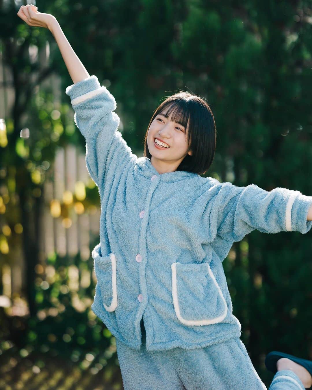 加藤結さんのインスタグラム写真 - (加藤結Instagram)「撮影会で撮っていただいた✌️🥰 このかとゆい午前中に目覚めてそうで、良い  (撮影会当日の朝まで着ていたリアルパジャマ参戦😂)」12月11日 16時58分 - ka10san_
