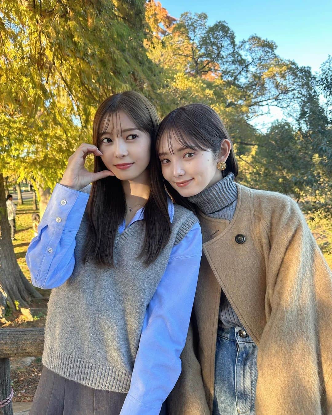 松川星さんのインスタグラム写真 - (松川星Instagram)「⁡ みよしと👶🏻♡ 普段よく一緒にいるのに なかなか写真撮らないから 珍しいツーショット🍃」12月11日 19時05分 - akarin__rin