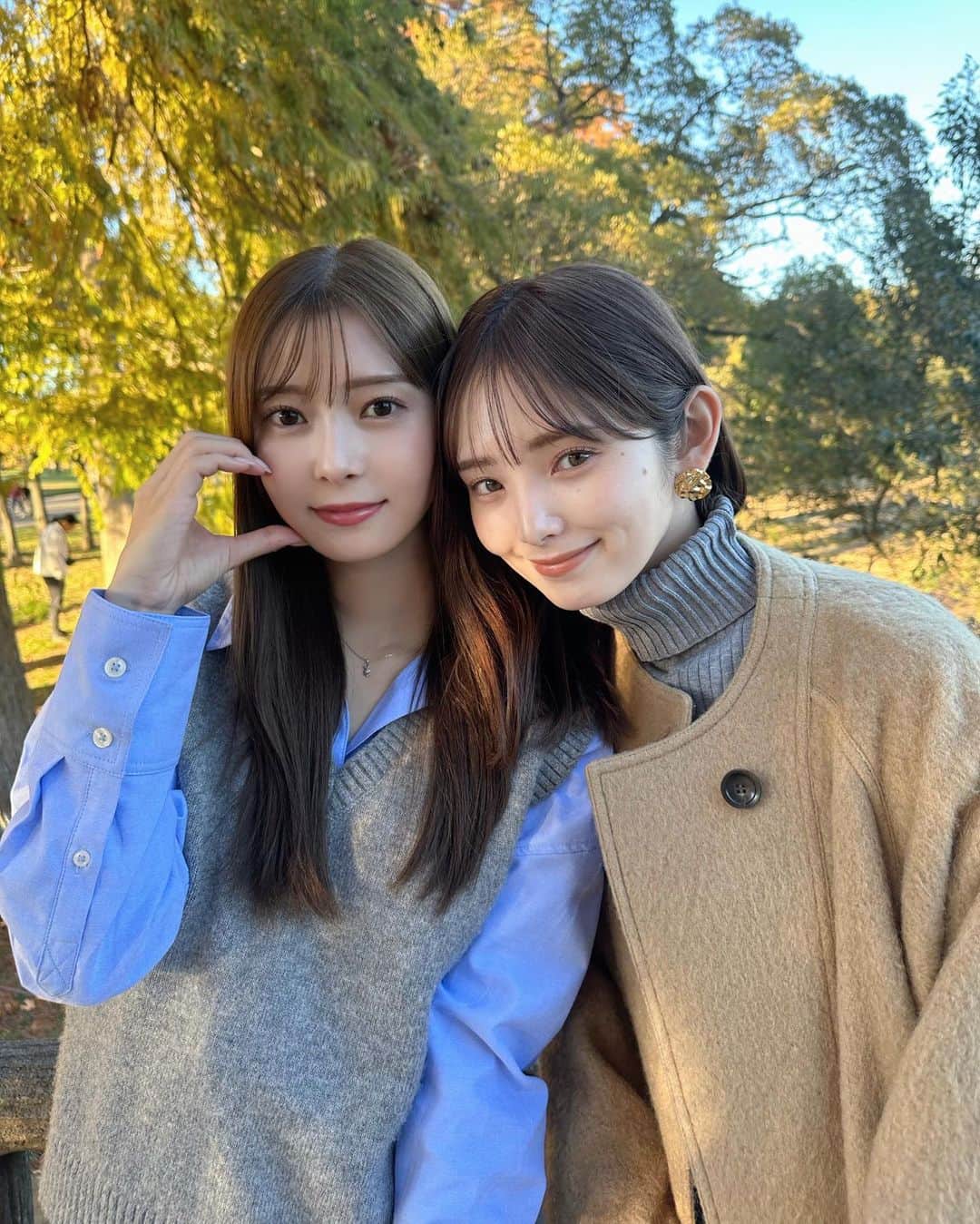 松川星さんのインスタグラム写真 - (松川星Instagram)「⁡ みよしと👶🏻♡ 普段よく一緒にいるのに なかなか写真撮らないから 珍しいツーショット🍃」12月11日 19時05分 - akarin__rin