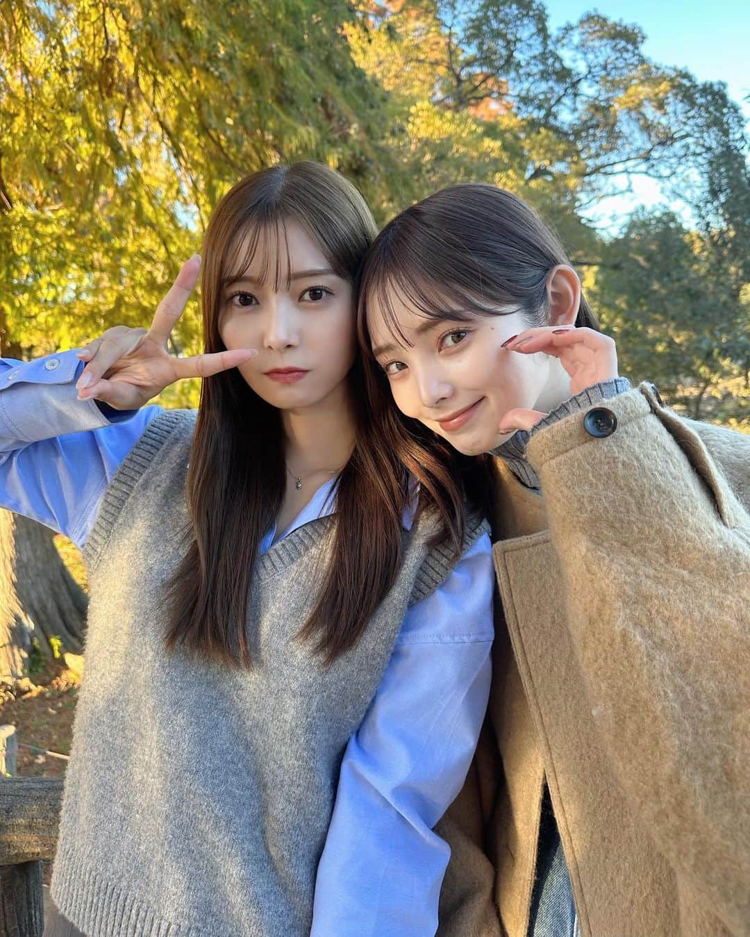 松川星さんのインスタグラム写真 - (松川星Instagram)「⁡ みよしと👶🏻♡ 普段よく一緒にいるのに なかなか写真撮らないから 珍しいツーショット🍃」12月11日 19時05分 - akarin__rin