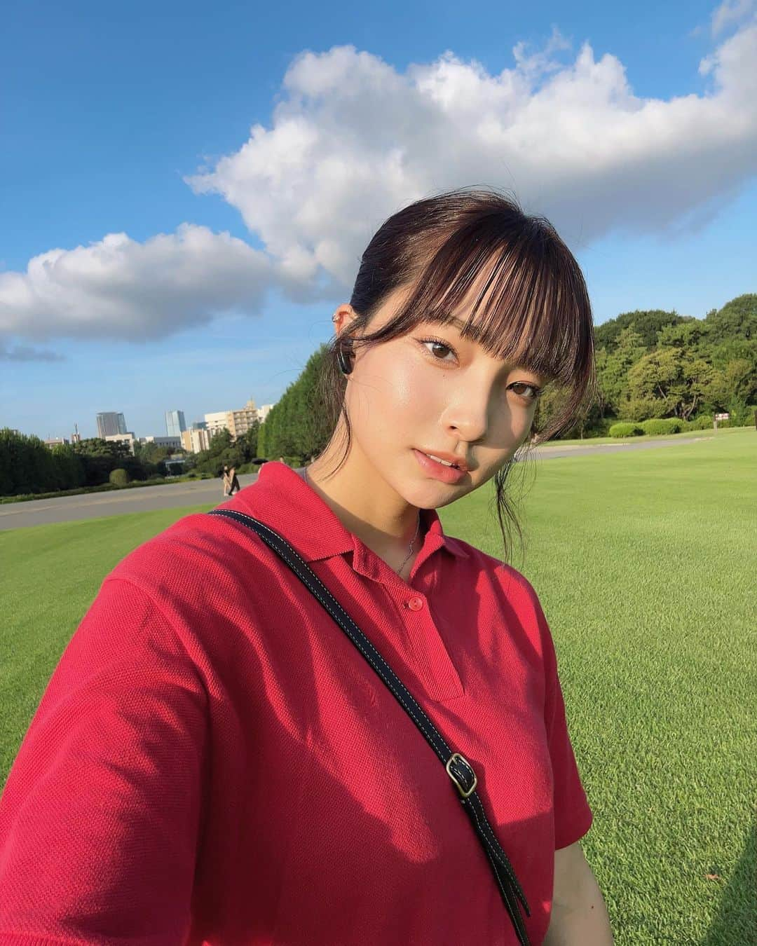 里仲菜月のインスタグラム：「⛅️」