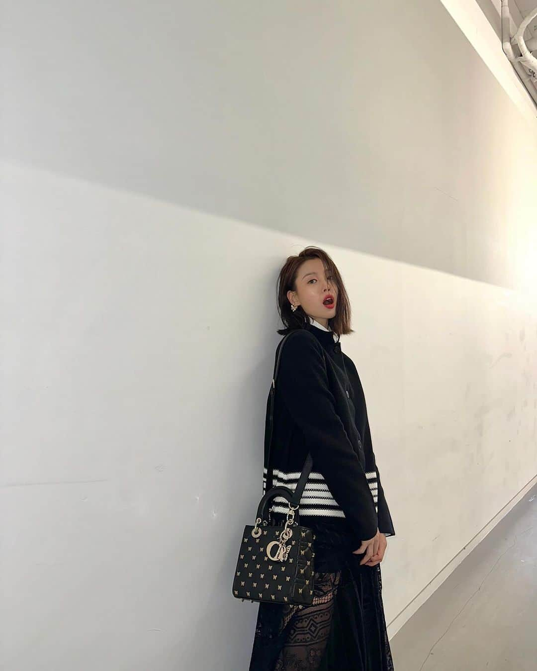 コ・ミンシさんのインスタグラム写真 - (コ・ミンシInstagram)「@Dior #LadyDior #DiorCruise 🖤」12月11日 19時52分 - gominsi