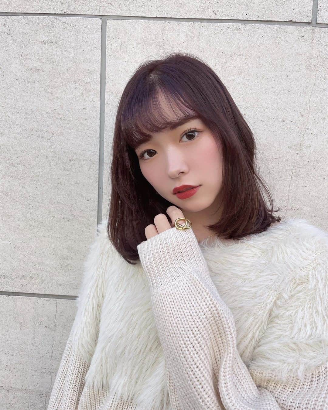 橋本紗奈さんのインスタグラム写真 - (橋本紗奈Instagram)「髪の毛ちょっと赤っぽくしました🍓ˎˊ˗  @roena_hair さんにやっていただきました！ すごくお気に入り...\(ᯅ̈ )/✨」12月11日 20時31分 - hashimoto_sana