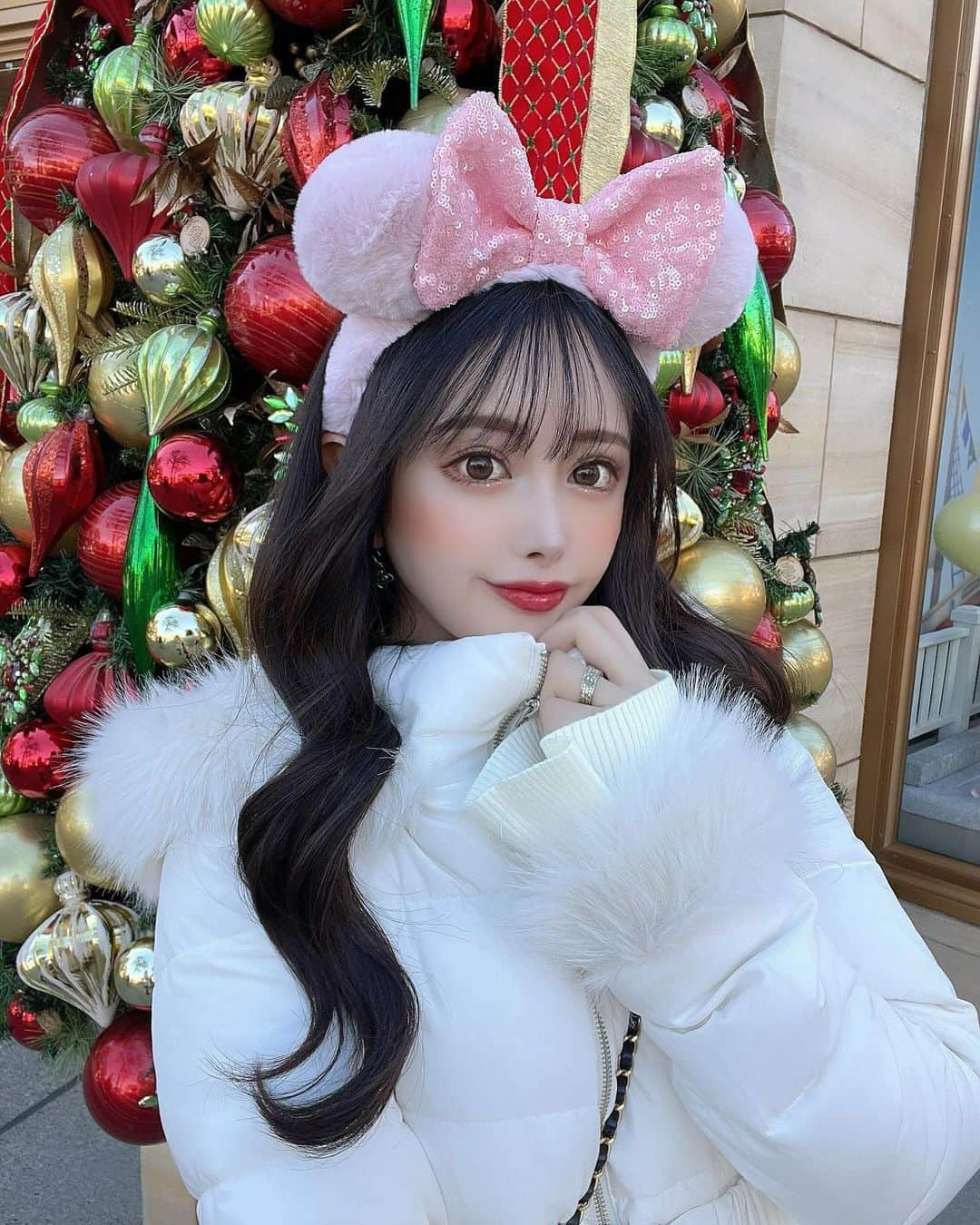 SHIHOさんのインスタグラム写真 - (SHIHOInstagram)「. . Christmas Disney🐭🎅🎠🎄🩷 . .」12月11日 20時48分 - cham_pipi