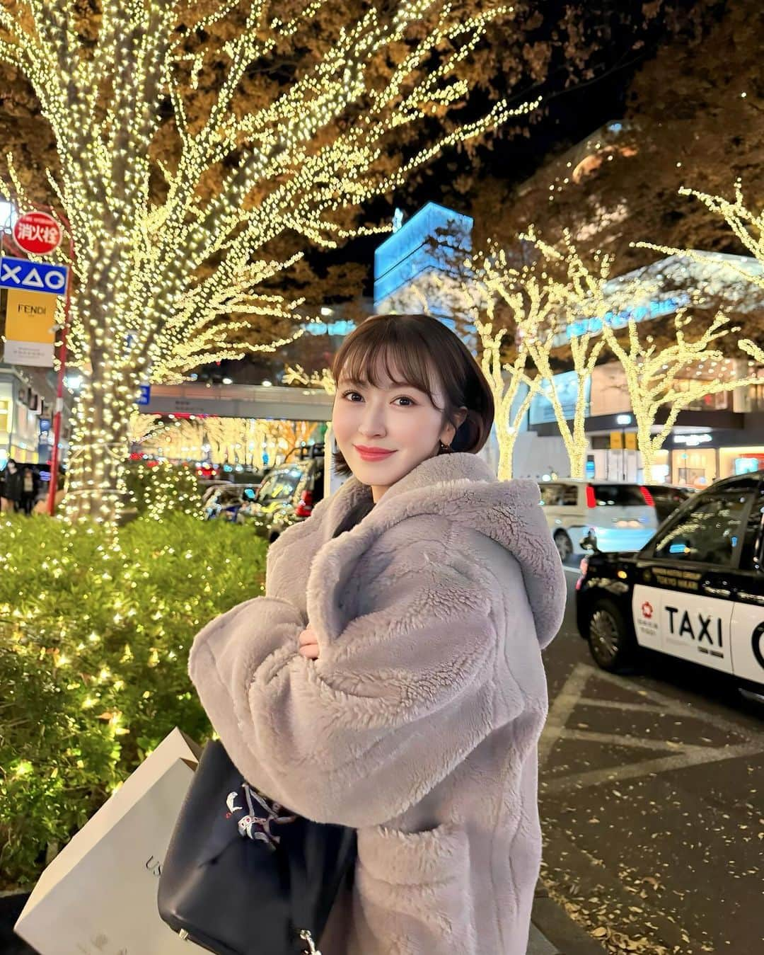 千葉由佳（ちばゆか）のインスタグラム：「. ✨💫🌟 帰り際にイルミネーション見れた🎄」