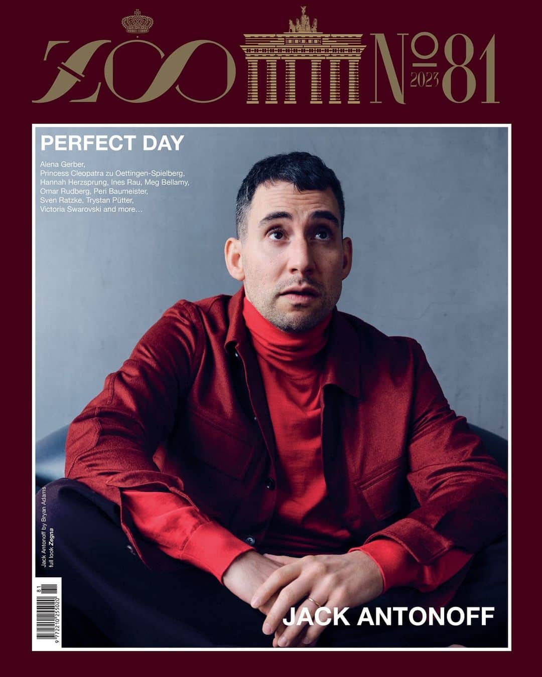 ZOO Magazineのインスタグラム：「ZOO MAGAZINE ISSUE #81: A PERFECT DAY  Jack Antonoff by Bryan Adams shot and interviewed exclusively for ZOO MAGAZINE 81 - ZOO MAGAZINE 20 YEARS  Full look: ZEGNA @zegnaofficial @alessandrosartoriofficial  Photographer: Bryan Adams @bryanadams Talent: Jack Antonoff @jackantonoff  Stylist: Tom Kivell @tomkivell_stylist @seemanagement Hair and Makeup: Kevin Ryan @kevinryanhair @artandcommerce  Photographer’s Assistant: Edward Smith Stylist’s Assistants: Peter Hallberg Creative Director: @patriciavillirillo Publicist: @huxley, a special thank you to Nic Bestley and Micaela Cohen  Location: Pier59 Studios, STUDIO 9 @pier59studios Interview: Jim Butler  #ZooMagazine #20YEARSZOOMAGAZINE」