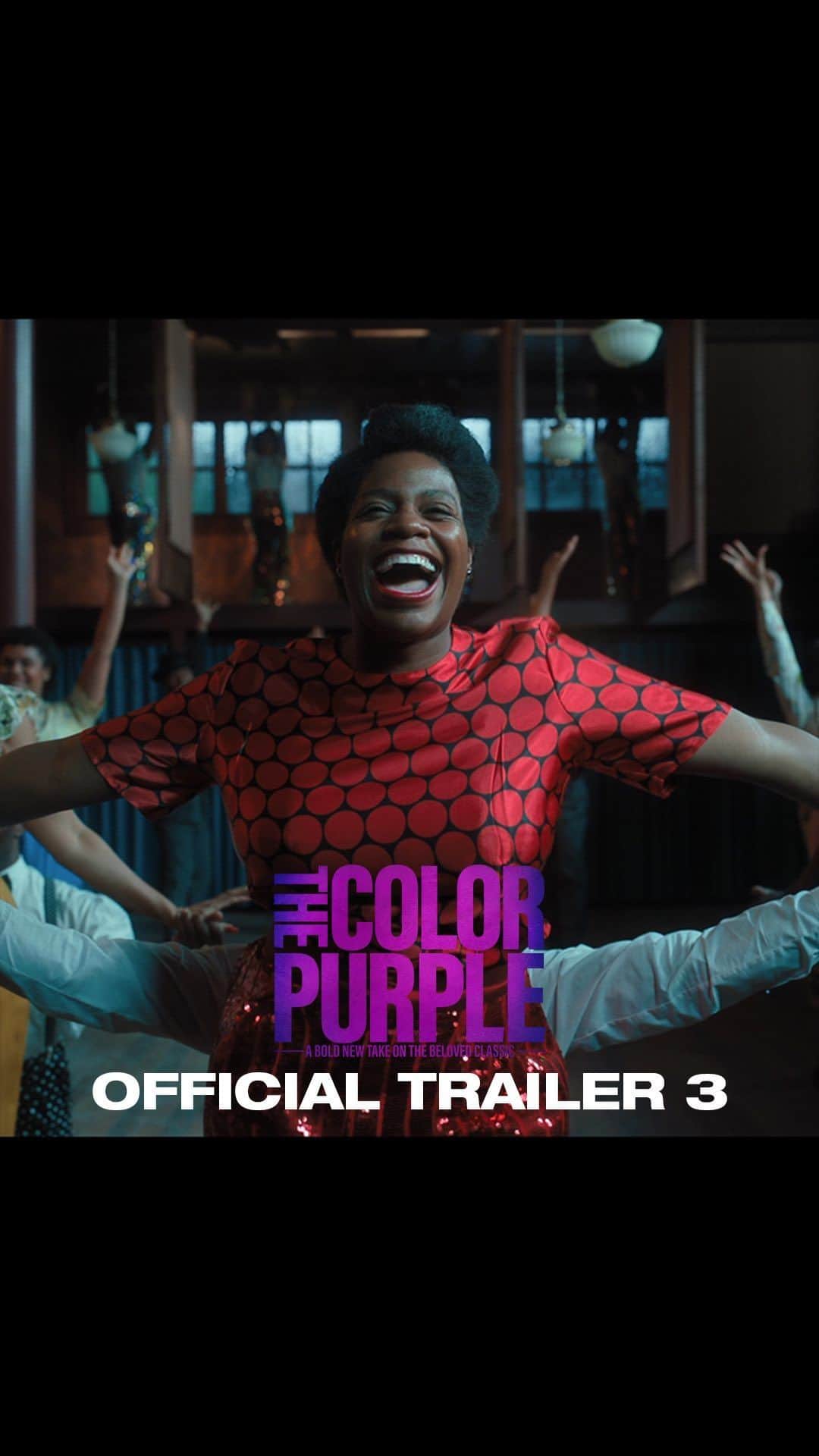 Warner Bros. Picturesのインスタグラム：「Don’t miss the motion picture event of the holiday season. #TheColorPurple arrives only in theaters Christmas Day - tickets on sale now. 💜」
