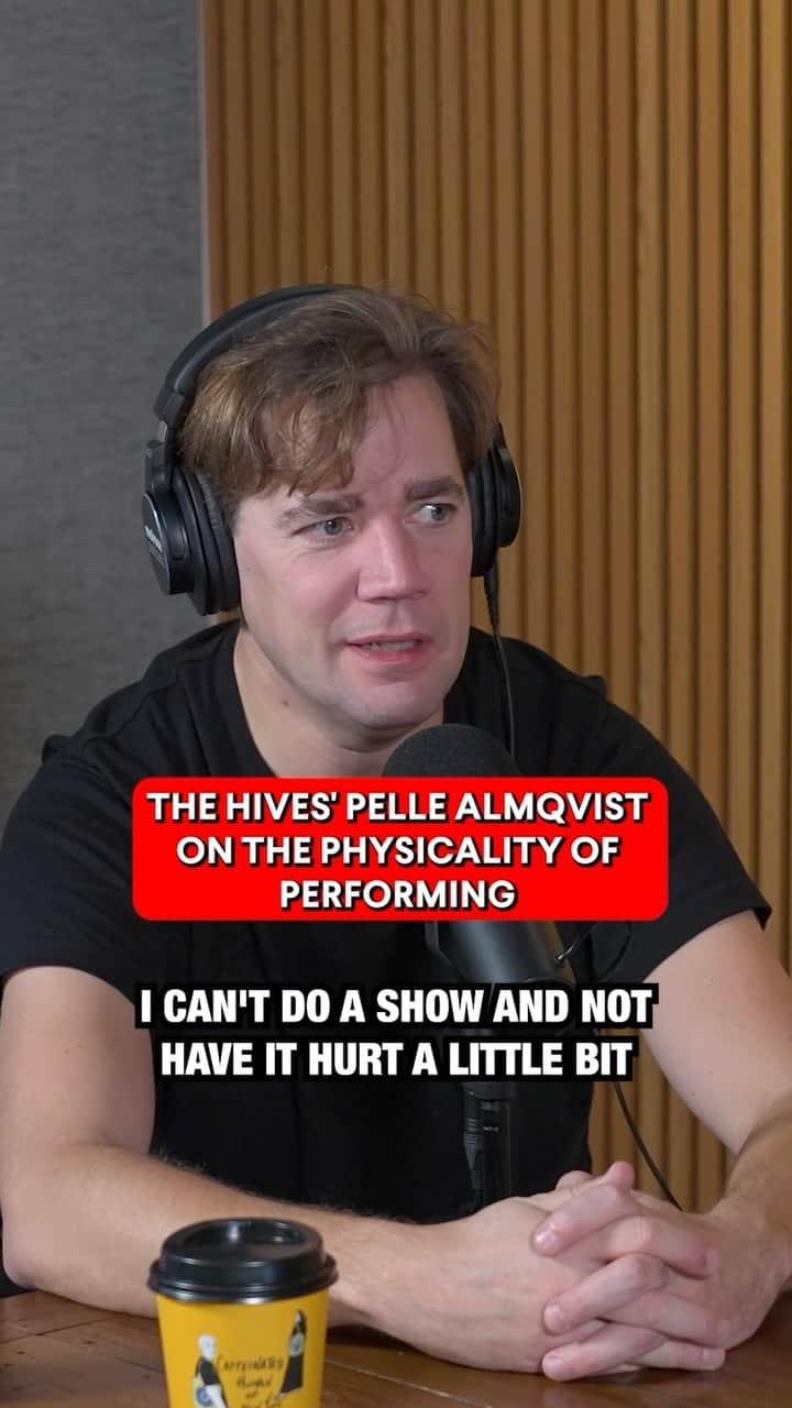 scottlippsのインスタグラム：「“That’s my idea of fun … I think the coolest thing you can be as a rock band is unstoppable.”  Get hurt? Keep going. That’s the mentality Pelle Almqvist and the @thehives, known for their physical and raucous live show, use when they’re touring. 🤕  The Hives leader tells us more about his band’s fashion aesthetics, his top Swedish delicacies, his most underrated bands and much more on the newest @lippsservicepod episode with @scottlipps.  Watch/listen now at the link in bio!」