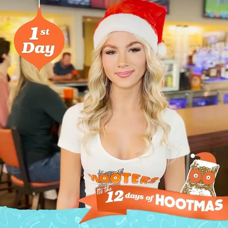 Hootersのインスタグラム：「On the 1st day of Hootmas, we’re shaking the money tree. Enter to win a $25 reward. 🍐🌳 Here’s how to enter: - Make sure you’re following @hooters  - Like this post  - Tag a friend in the comments - For an extra entry share this post in your story and tag us   Giveaway ends December 11 at 11:59 pm ET. Winners will receive a DM 48 hours after the daily giveaway ends.   DISCLAIMER: Must be a HootClub Rewards Member to receive reward. Valid at participating locations only. Giveaway on 12/11/23 only. Additional restrictions may apply.」