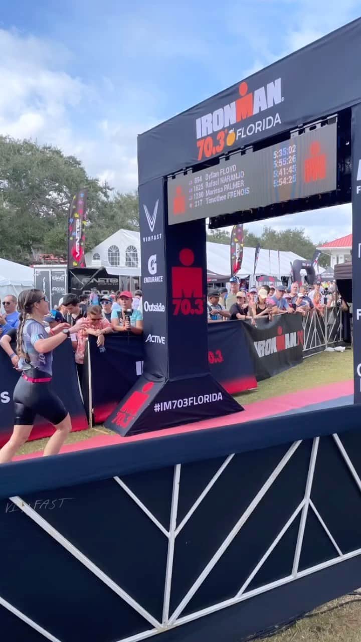 ペイジュ・レイリーのインスタグラム：「Ironman 70.3 Florida  #halfironman #ironman #triathlon」