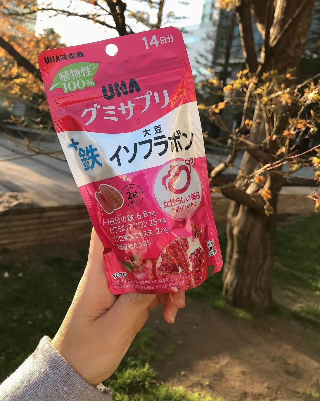 葵さんのインスタグラム写真 - (葵Instagram)「ぷっちょ等で知られるUHA味覚糖の技術で実現！ 国内最大級のグミサプリブランド「UHAグミサプリ」 女性の願望をかなえるサプリメント植物性グミサプリを引き続き摂取中♡ @uha_mikakuto_hb   ・イソフラボン（肌や髪のハリや潤いを手助けでき、女性らしい毎日を過ごしたい方におすすめします） ザクロ味は甘くておいしい💓  続けているおかげで髪や肌にコシとツヤがでてきた気がする☺️女性だからやっぱりイソフラボン取り続けたい！ 持ち運べるし便利です！！  #PR  #グミサプリ　#植物性グミサプリ　#鉄分　#大豆イソフラボン　#ヒアルロン酸　#メリロート　 #インナーケアサプリ　#ながら美容　#美容サプリ #健康習慣　#健康づくり　#インナービューティ 　#栄養補給　#セルフケア　#エイジングケア　#食習慣改善　#健康意識」12月12日 8時27分 - dolphin_coconut