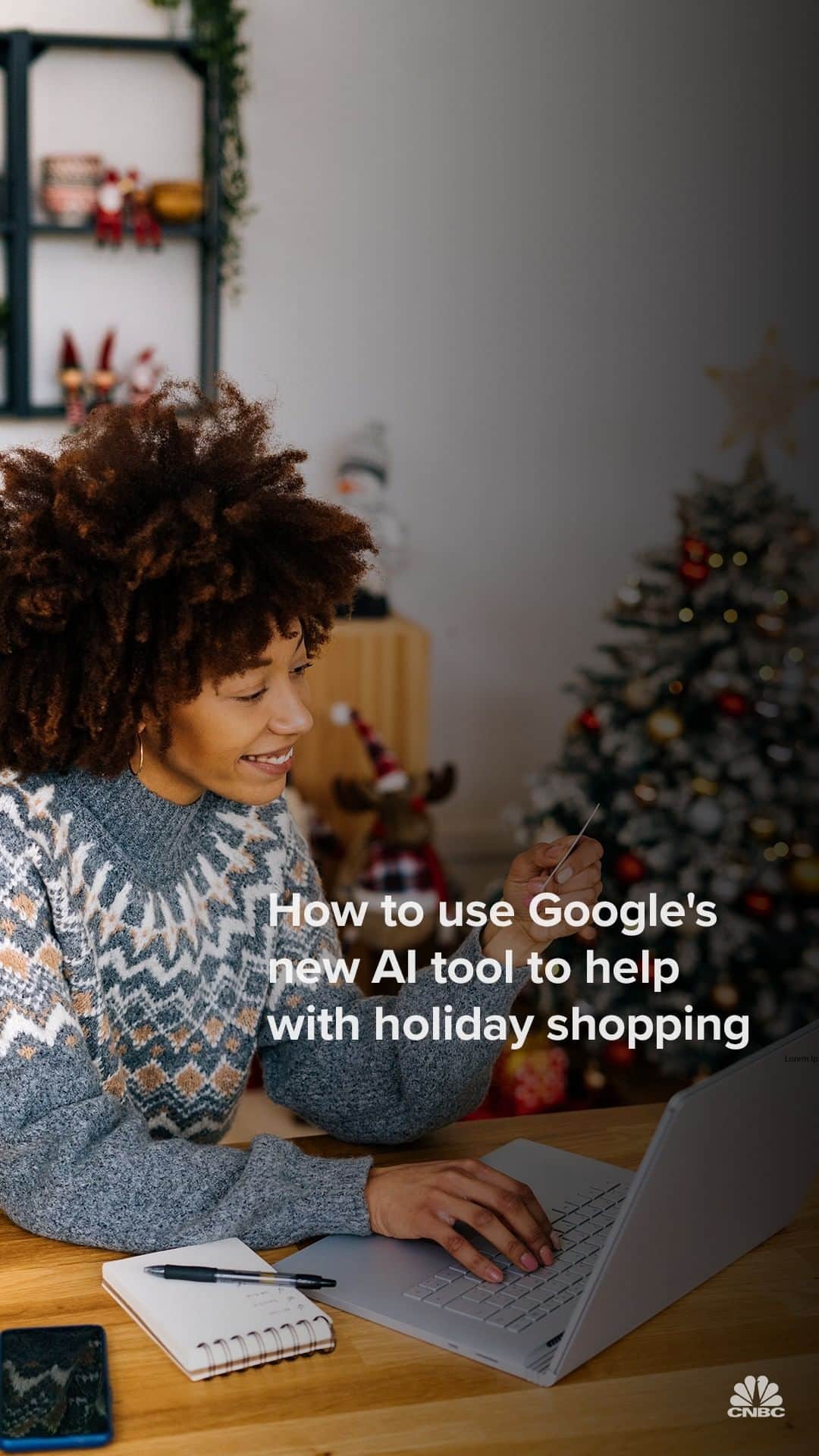 CNBCのインスタグラム：「Have you finished your holiday shopping yet?  Google added new artificial intelligence tools that can help you with your shopping. Here’s how it works.  Check out the additional new features at the link in bio.」