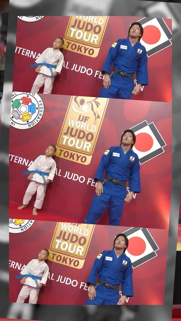 全日本柔道連盟(AJJF)のインスタグラム：「When the dream comes true: “I want to be like ONO!” 🤩  #Judokids #JudoTokyo #Japan #DreamsComeTrue」