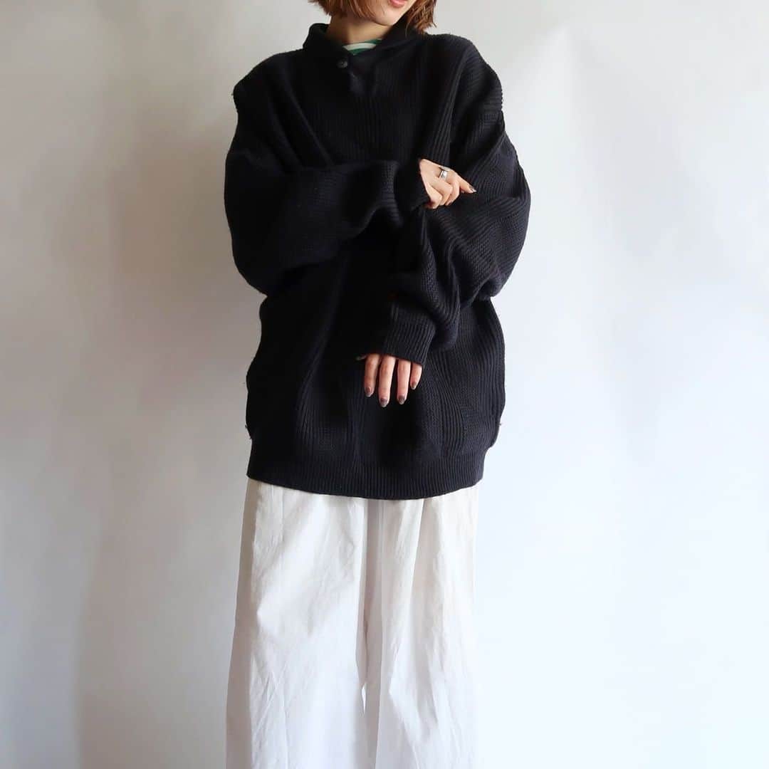 TheSunGoesDownさんのインスタグラム写真 - (TheSunGoesDownInstagram)「shawl knit cardigan  staff 157cm」12月12日 18時40分 - tsgd_tokyo