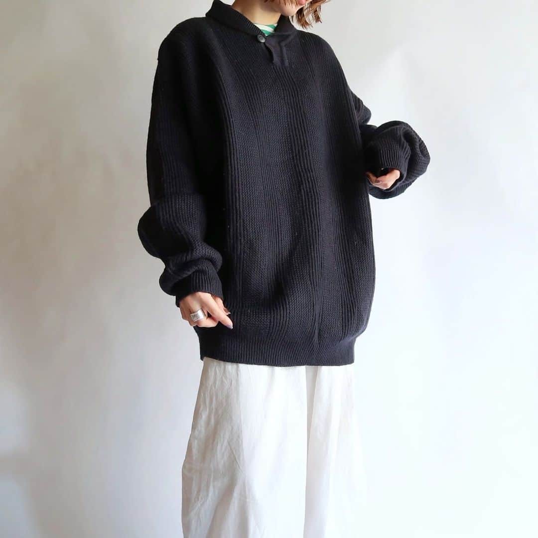 TheSunGoesDownさんのインスタグラム写真 - (TheSunGoesDownInstagram)「shawl knit cardigan  staff 157cm」12月12日 18時40分 - tsgd_tokyo