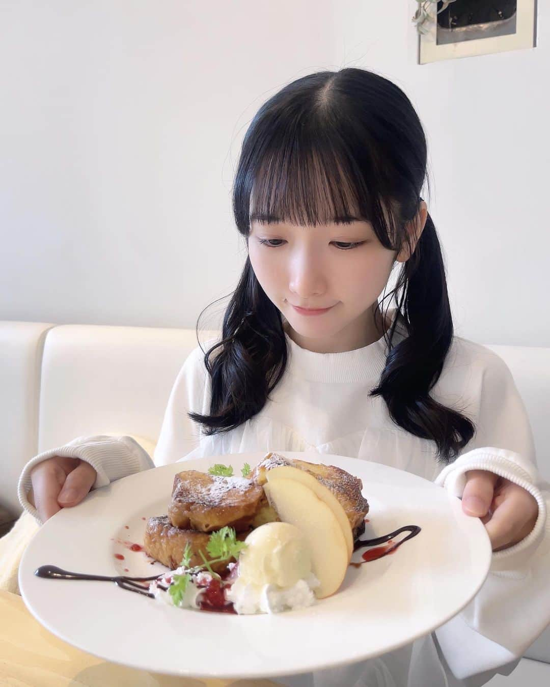 高雄さやかさんのインスタグラム写真 - (高雄さやかInstagram)「🥞  @lombredeange ̖́-  フレンチトースト🍞♡⃜  …」12月12日 19時23分 - stu48_sayan