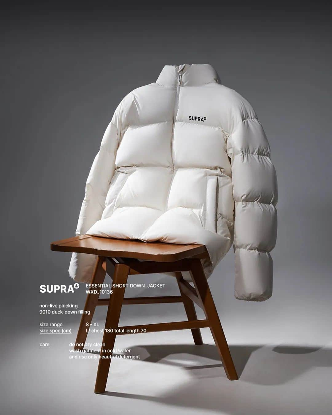 スープラさんのインスタグラム写真 - (スープラInstagram)「SUPRA 23FW ESSENTIAL OVER-FIT SHORT DOWN JACKET」12月12日 11時05分 - suprafootwear