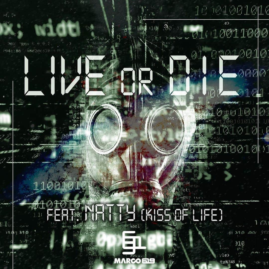 マルコのインスタグラム：「MARCO 619 - Live or die (Feat. NATTY (KISS OF LIFE) 공포 영화 '쏘우X' 콜라보 음원이 발매됐습니다. - '쏘우X' 영화 개봉 12/13」