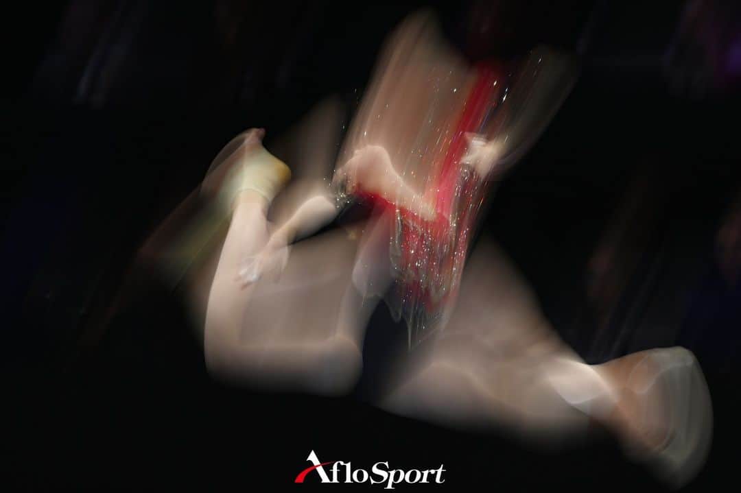 アフロスポーツのインスタグラム：「Ou Yushan (CHN),  October 4, 2023 - Artistic Gymnastics : The 2023 Artistic Gymnastics World Championships,  Women's team Final Balance Beam at Sportpaleis Antwerpen in Antwerp, Belgium.   Photo: @kenjiromatsuo.aflosport  #sportphoto #sportphotography #スポーツ写真」