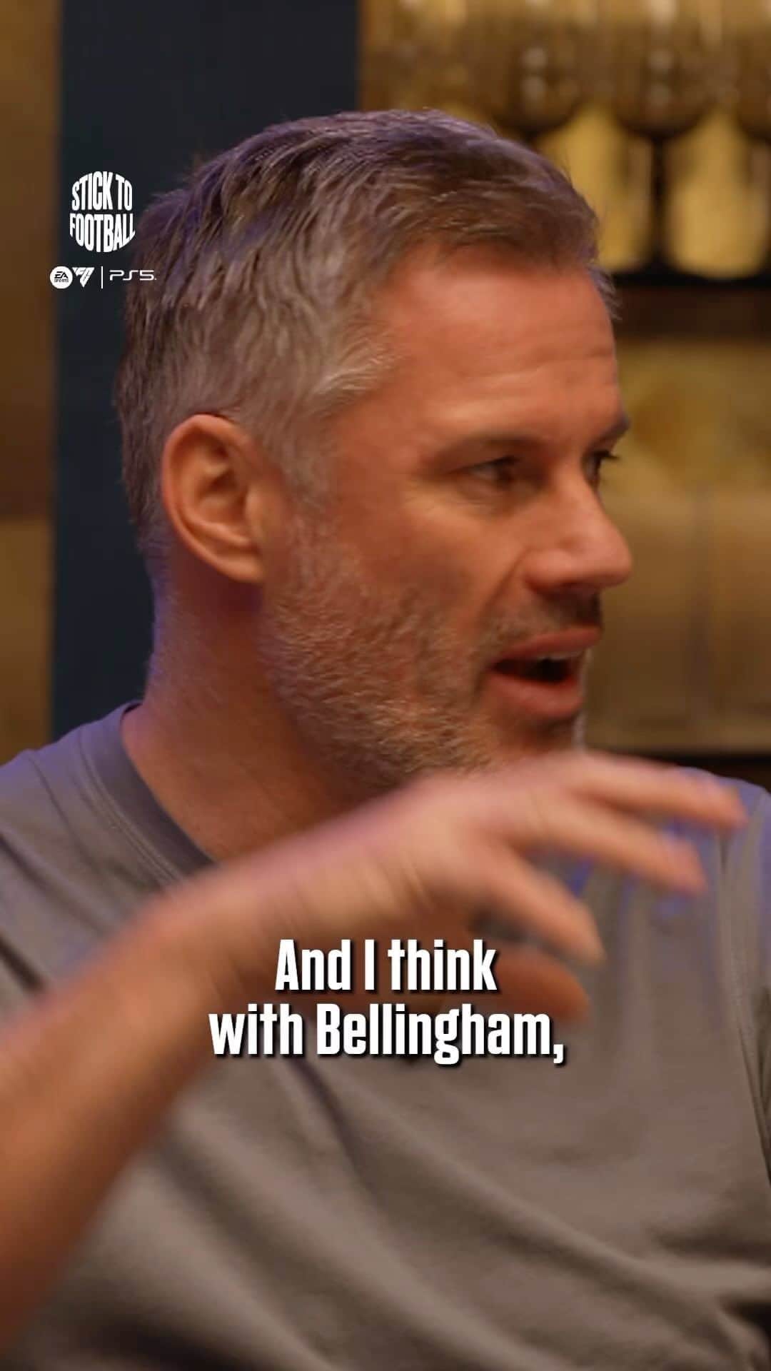 ジェイミー・キャラガーのインスタグラム：「Is Bellingham the best player in the world right now? 🤔  Watch or listen to Euro 2024 special via the link in bio 🔗」