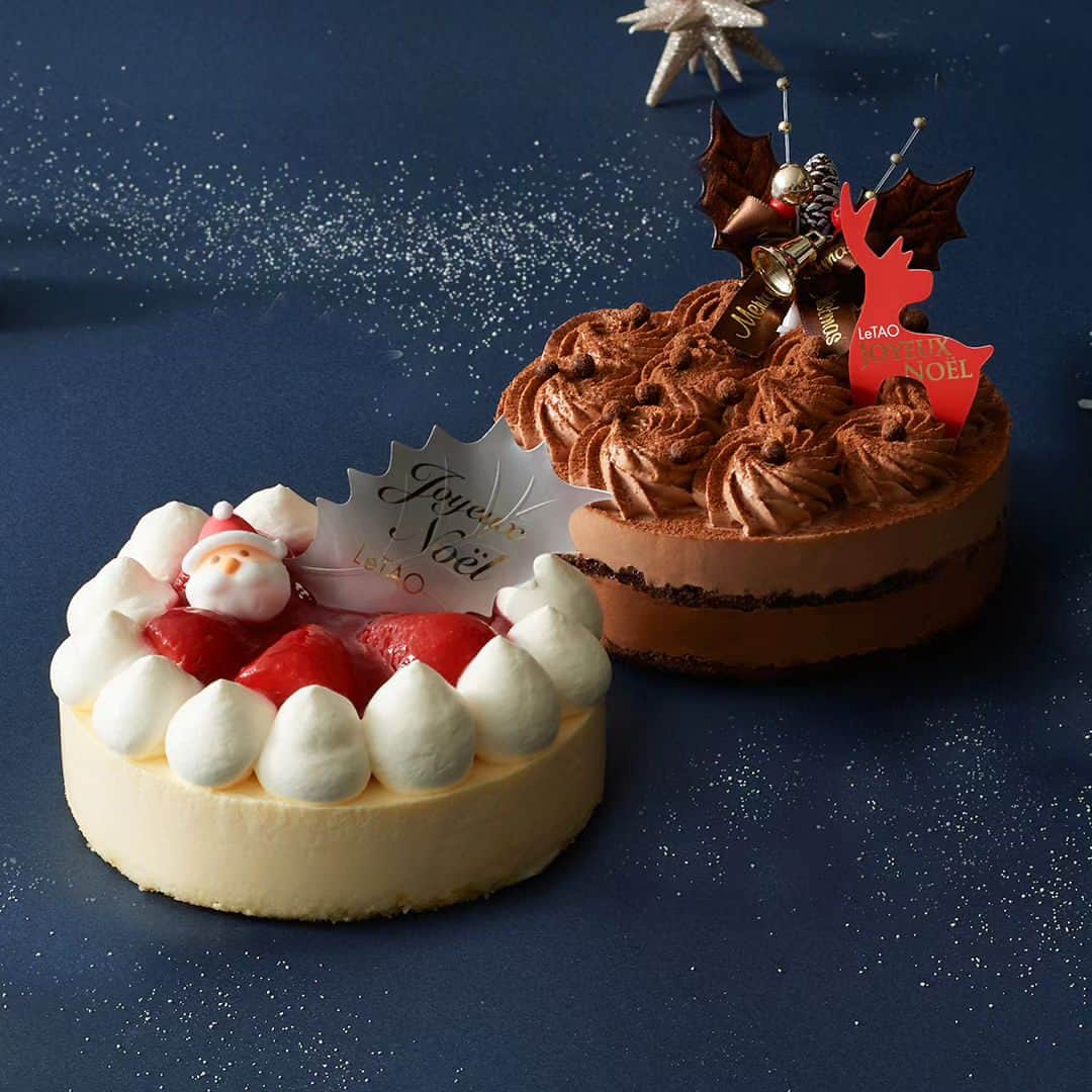 小樽洋菓子舗ルタオのインスタグラム：「【ルタオ公式オンラインショップ】 ルタオ定番のクリスマスケーキ 『ペールノエル』と『レンヌショコラ』をご紹介  『ペールノエル』はルタオ一番人気のクリスマスケーキです。 ミルク感豊かなマスカルポーネムースと、苺の甘酸っぱさが美味しさを引き立てあっています。 天面に並べた苺に加え、中にもごろっとした苺を入れて最後まで飽きないおいしさに仕上げています。  『レンヌショコラ』は2層のチョコレートムースが楽しめるクリスマスケーキです。 トップに絞ったナッツショコラクリームが香ばしい味わいをプラスしていて、 中に忍ばせたオレンジピール入りのガナッシュが全体のアクセントになっています。  苺とチョコ、定番ケーキを両方楽しめるセットで今年のクリスマスを過ごしませんか？ ------------------------------------ ノエルデュオ￥6000 ペールノエル￥3000 レンヌショコラ￥3000 ------------------------------------ ※プロフィールのリンクをクリックし、クリスマスカテゴリからご購入いただけます。  #ルタオ #letao #小樽洋菓子舗ルタオ #クリスマスケーキ #クリスマス #xmasケーキ #xmas2023 #クリスマス2023 #クリスマススイーツ #ノエルデュオ #ペールノエル #レンヌショコラ #スイーツ #スイーツ好きな人と繋がりたい #おうちクリスマス #北海道 #北海道スイーツ」