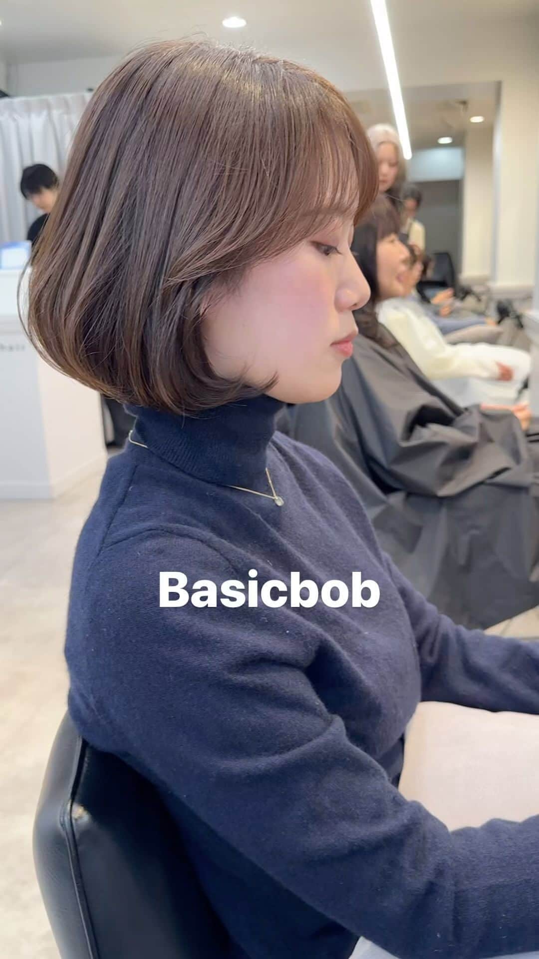 今泉孝記のインスタグラム：「#bob  シンプルなボブ」