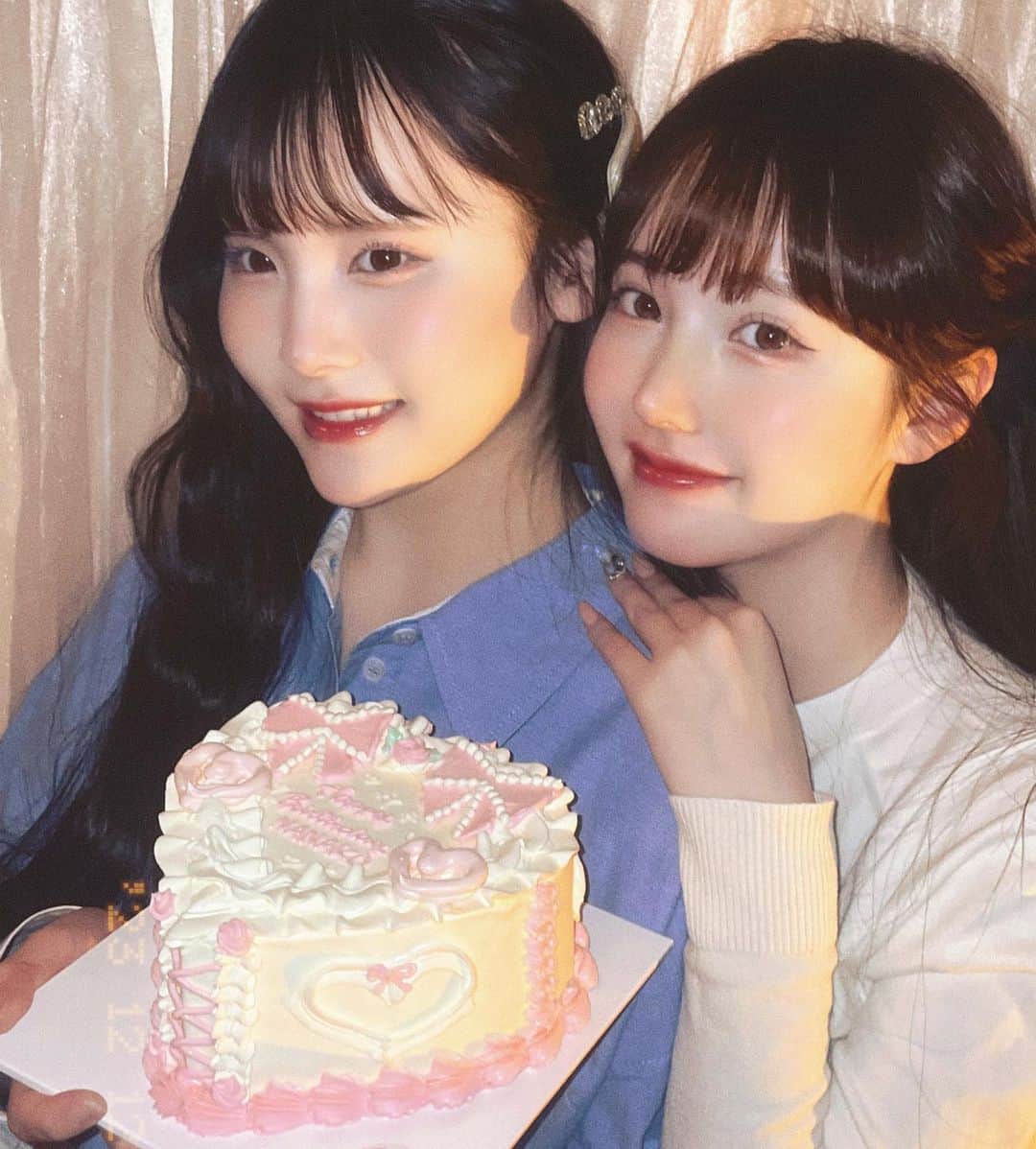 木村りかこのインスタグラム：「Happybirthday ななちゃん🫶🫶✨️ 🎂は @yolumbirthday でオーダーしたよ💕」