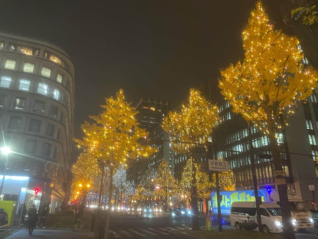 七海さんのインスタグラム写真 - (七海Instagram)「ななみんとでーと？？  今年も御堂筋のイルミネーション見れました✨✨」12月12日 20時55分 - nanami_bwmg