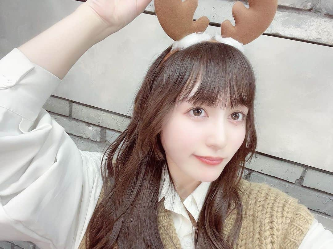 三浦菜々子さんのインスタグラム写真 - (三浦菜々子Instagram)「ファンミ！トナカイさんに！なりました！🦌  #白キャン #真っ白なキャンバス #アイドル #idol #三浦菜々子 #白キャンFC #クリスマス」12月12日 22時41分 - miura_nanako