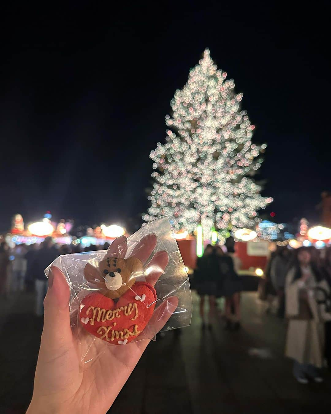 山崎春佳さんのインスタグラム写真 - (山崎春佳Instagram)「🎄🎅🏼  christmas market in yokohama ❣️  うしろのレースアップがかわいいダウンジャケットは @snidel_official の❤︎ 腕にボリュームがあってスタイルよく見えるっ  #me #tbt #ootd #christmas #christmasmarket #outer #whitecoat #snidel #ダウンジャケット #スナイデル #ワンピース #cheek #チーク #クリスマスマーケット #クリスマスツリー #クリスマスマーケットin横浜赤レンガ倉庫」12月12日 22時46分 - haruka_yamazaki