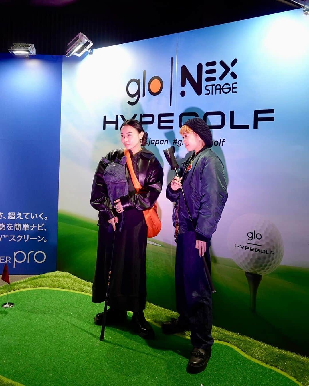 後藤早貴のインスタグラム：「With @bla.ck.in 💞  「HYPEGOLF INVITATIONAL IN JAPAN 2023」のアフターパーティに行ってきました🤍  食事も豪華で、 お風呂も入れて、 とっても幸な空間にお邪魔できて光栄でしたー！！！  ライブもかっこよかった😭  スポンサーは @glo.japan 🔥  @glo.japan @hypegolfjapan #PR」