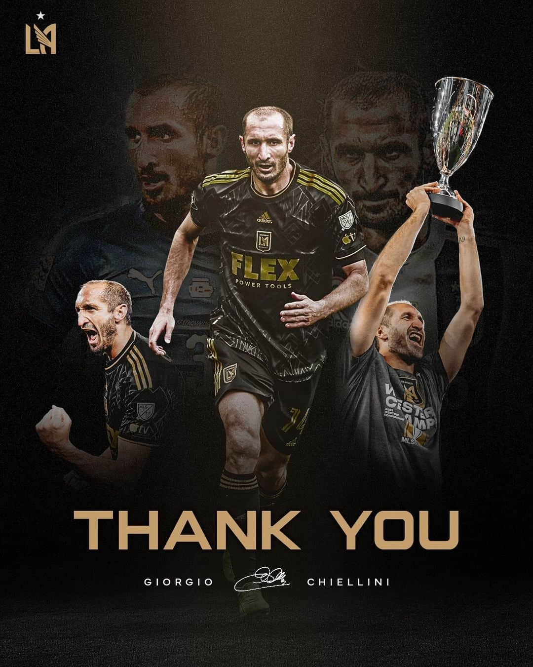 ジョルジョ・キエッリーニさんのインスタグラム写真 - (ジョルジョ・キエッリーニInstagram)「Forever Black & Gold.  Congrats on a legendary career @giorgiochiellini」12月13日 0時34分 - giorgiochiellini