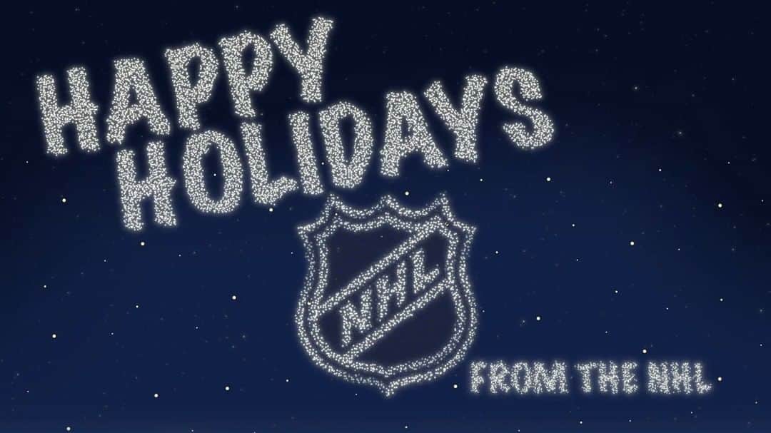NHLのインスタグラム：「Warmest wishes from the NHL. 🎁」