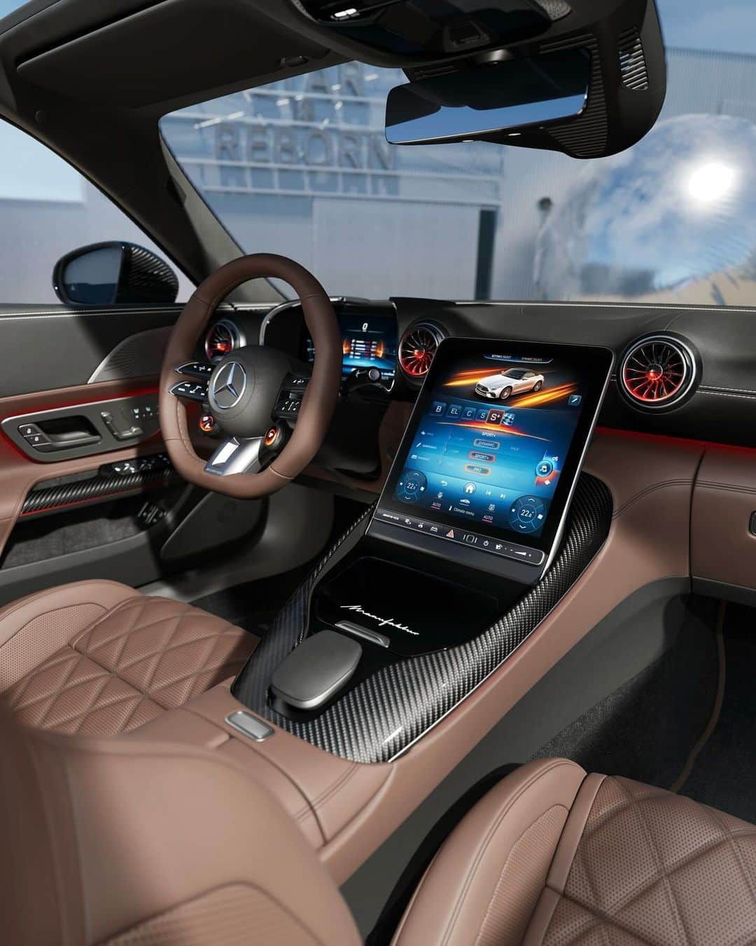 メルセデス・ベンツさんのインスタグラム写真 - (メルセデス・ベンツInstagram)「Crafted for optimal comfort and precision. The driver’s seat in the Mercedes-AMG SL 63 S E PERFORMANCE is a powerful commitment to meticulous design and refined control.  How would you configurate yours? Let us know in the comments below.   #MercedesAMG #AMG #AMGPremiere #AMGThrill #SL63  [Mercedes-AMG SL 63 S E PERFORMANCE | WLTP: Kraftstoffverbrauch kombiniert: 7,7 l/100 km | Stromverbrauch kombiniert: 11,5 kWh/100 km | CO₂-Emissionen kombiniert: 175 g/km | amg4.me/DAT-Leitfaden]」12月13日 2時00分 - mercedesbenz