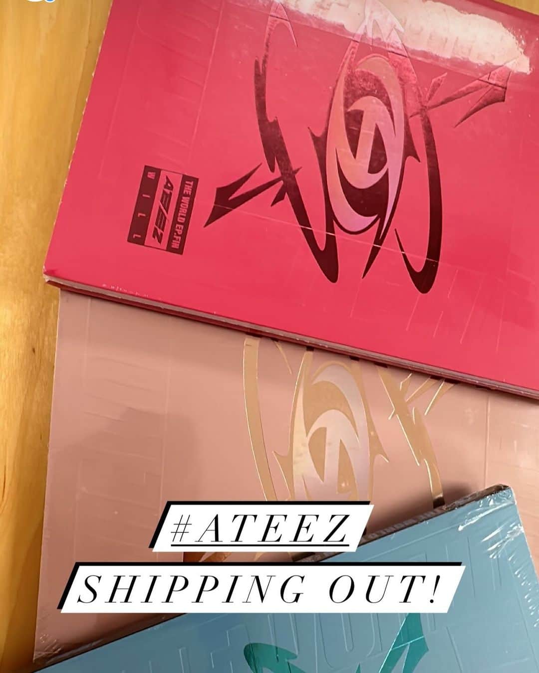 allkpopTHESHOPのインスタグラム：「Exciting news for #ATINYs! 🌟 #ATEEZ albums are on the way!」