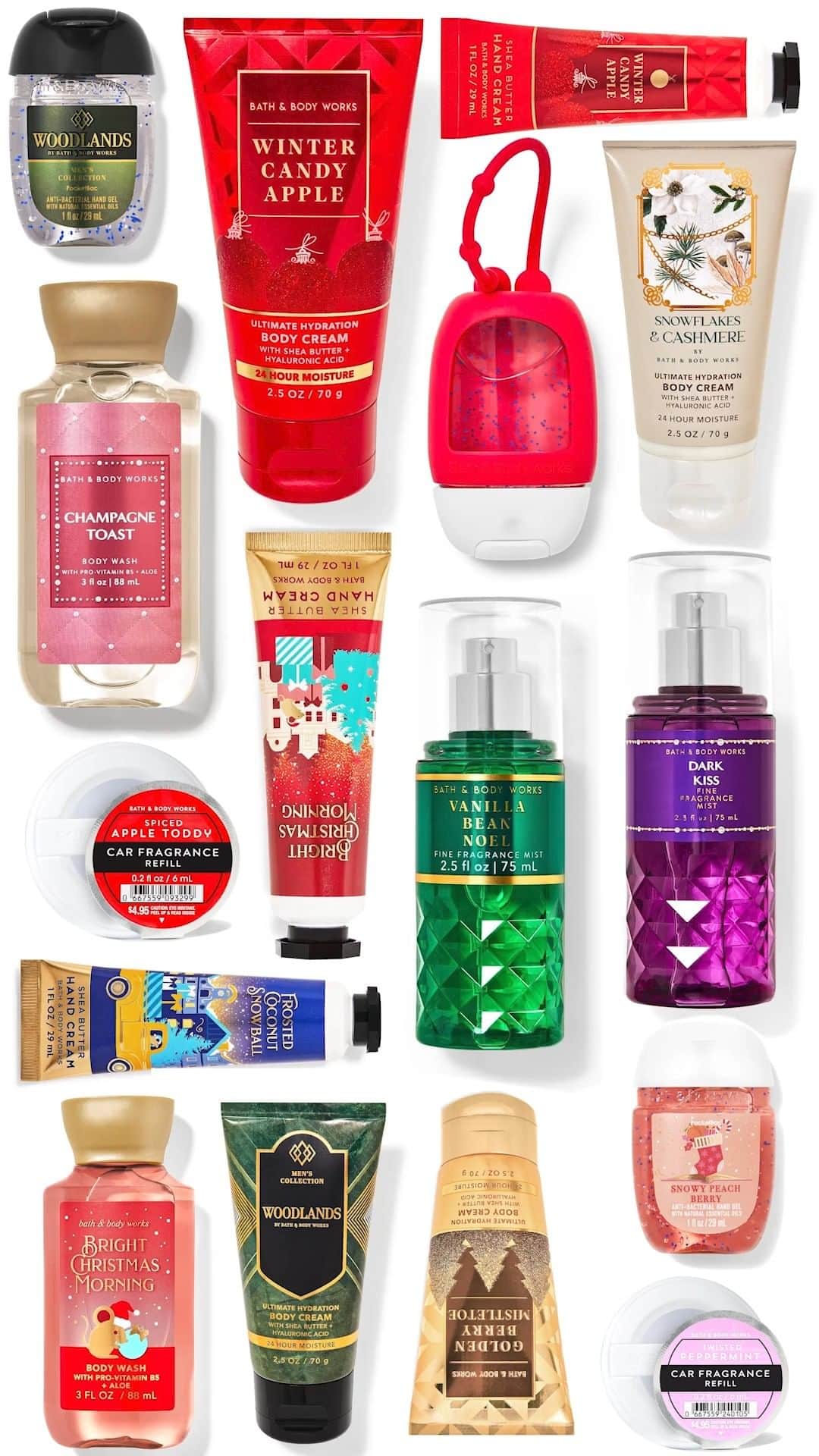Bath & Body Worksのインスタグラム：「‼️GIFTING $3 AND UNDER STARTS TOMORROW‼️ Get ready to stuff those stockings to the brim with our top picks of the BEST (little) gifts to make your last-minute gifting EASY! 🎁​  🗓️ Dec 13 + 14​ 🤑 $1 PocketBac Hand Sanitizers & Select Clips​ 😆 $2 Car Fragrance Refills & Hand Cream​ 🤩 $3 Hand Sanitizer Spray, Fun Size Fragrances, Lip Care & Bar Soap​ 🛍️ IN STORES ONLY! (or buy online and pick up in store)」