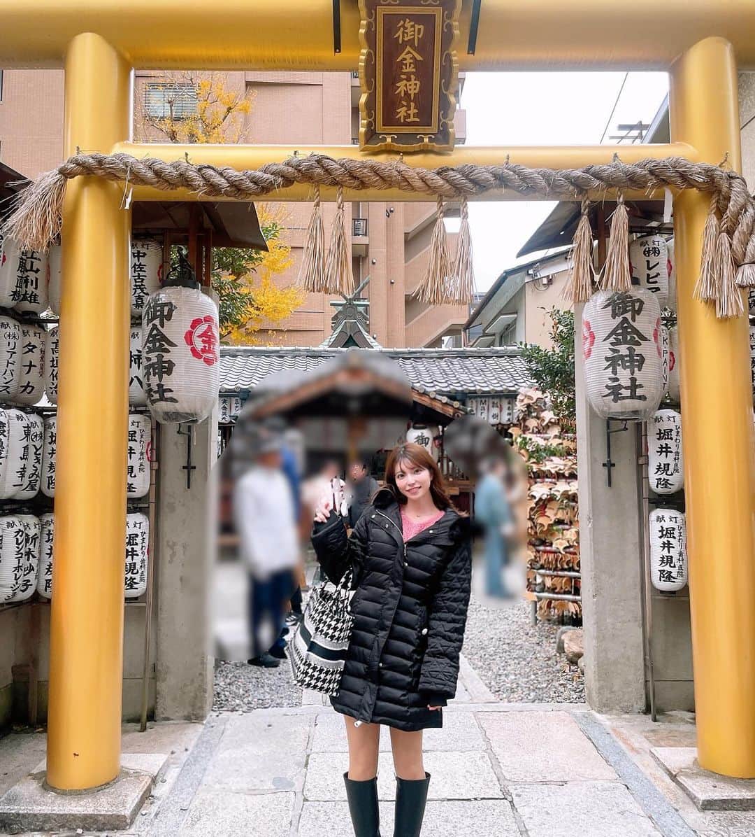 上原亜衣のインスタグラム：「#神社巡り  #御金神社  #⛩️」