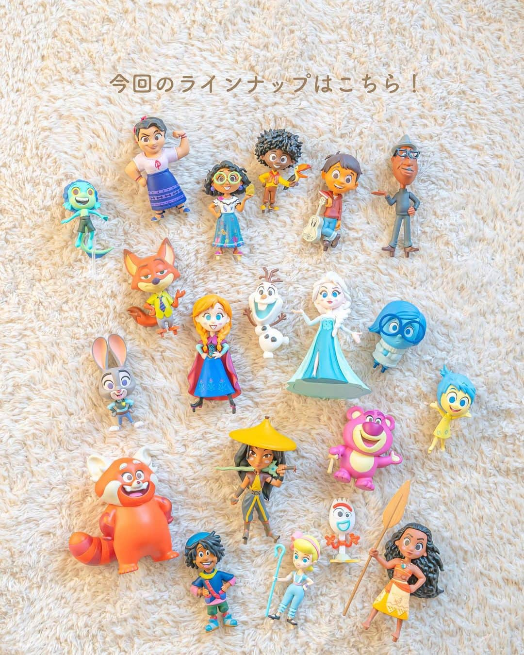 Kahoさんのインスタグラム写真 - (KahoInstagram)「. . . . 『Disney100  ミニフィギュアコレクション』🏰🤍  Disney100周年を祝した ミニフィギュアコレクションの第5弾！🥰🥰  vol.1から映画公開順でのラインナップだから vol.5の今回は新しい映画のキャラクターたち☺️✨  ￼ズートピアやアナ雪といった 人気なキャラクターをはじめ なかなかグッズ化されないような 珍しいキャラクターも！  ファミリーマート他、 全国のコンビニや家電量販店で 販売されてるからぜひ大好きなキャラクターを ゲットしていろんなところに連れていってみてね✨  ECサイトでは 全部揃えられるセット販売に加えて、 中身は個別でも買える(中身はシークレット)から 近くの店舗にない人は サイトからもチェックしてみてね🥰  #Disney100ミニフィギュアコレクション #ディズニー100 #pr#Disney100#バンビ#シンデレラ #おうちディズニー#disneygram #disney #disneyhome#ディズニーコレクション#ディズニープリンセス#disneycollection #disneycollector https://estream-store.com/Disney100?utm_source=instagramer&utm_medium=influencer&utm_campaign=Kaho」12月13日 9時37分 - kah05disney