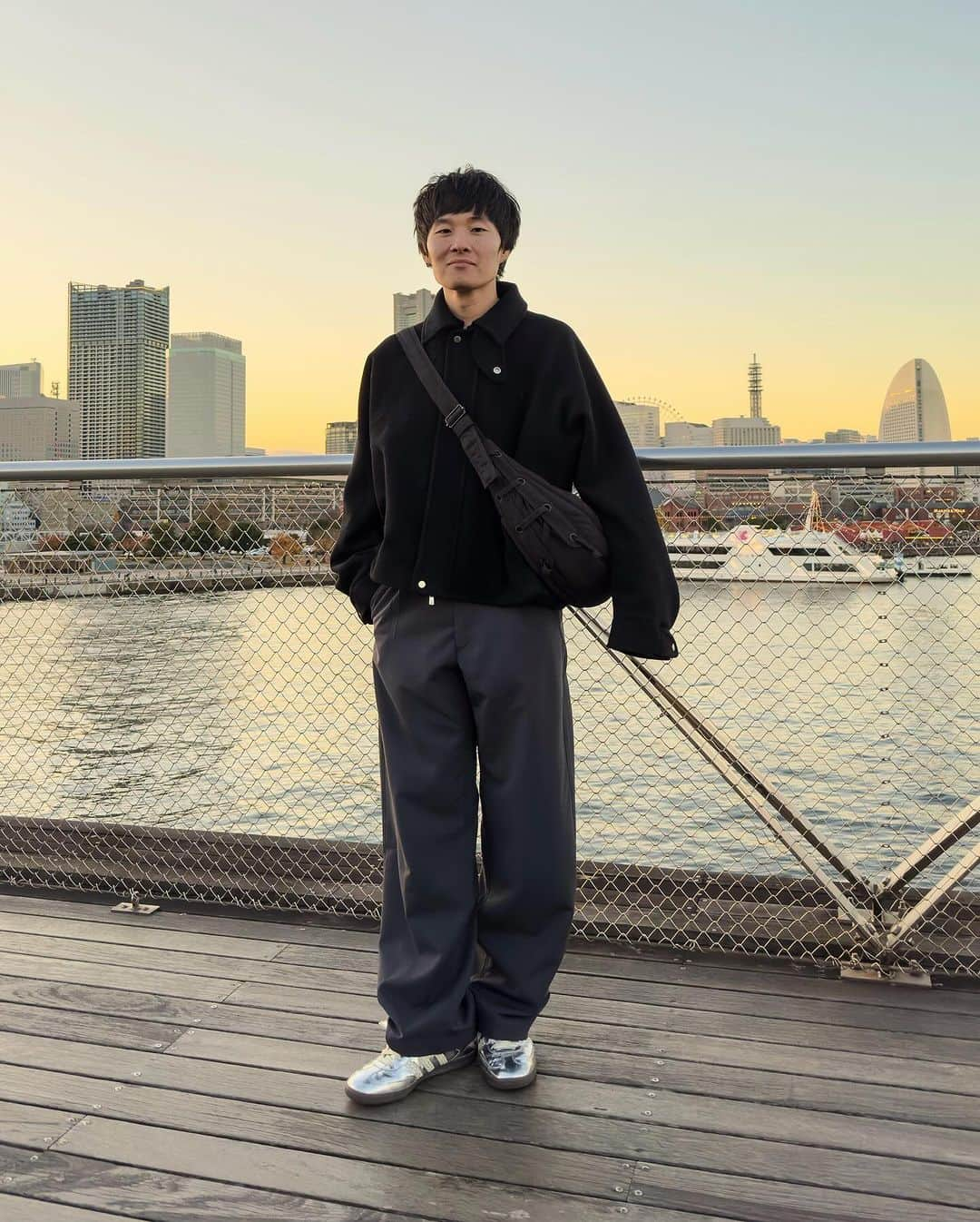 Ryoさんのインスタグラム写真 - (RyoInstagram)「Christmas market🎄  jacket : @clesste pants : @goldwin_0  shoes : @walesbonner × @adidasoriginals  bag : @lemaire_official  ㅤㅤㅤㅤㅤㅤㅤㅤㅤㅤㅤㅤㅤ #clesste #goldwin0 #walesbonner #adidas #lemaire」12月13日 22時15分 - ryo__takashima