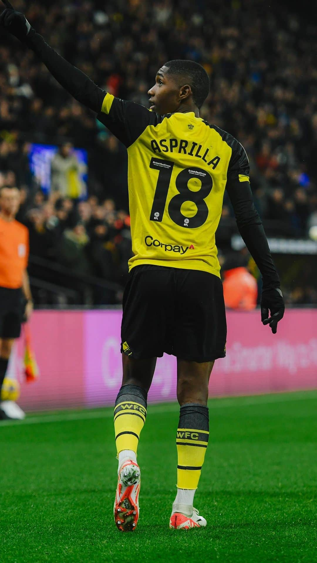 ワトフォードFCのインスタグラム：「A fourth of the season for Asprilla. 💫」