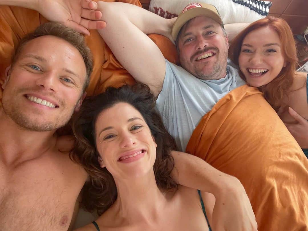 サム・ヒューアンのインスタグラム：「Catch the penultimate episode  “The Couple Next Door” Tonight @channel4 🔥」