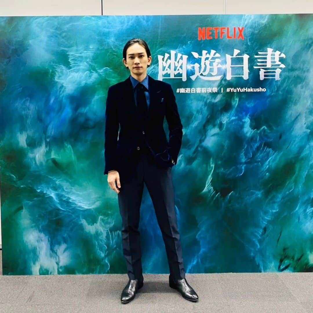 町田啓太のインスタグラム：「#幽遊白書 #幽遊白書前夜祭 #世界一周霊丸 #Netflix @Netflixjp #コエンマ  明日からの配信を 是非楽しみにしていてください。」