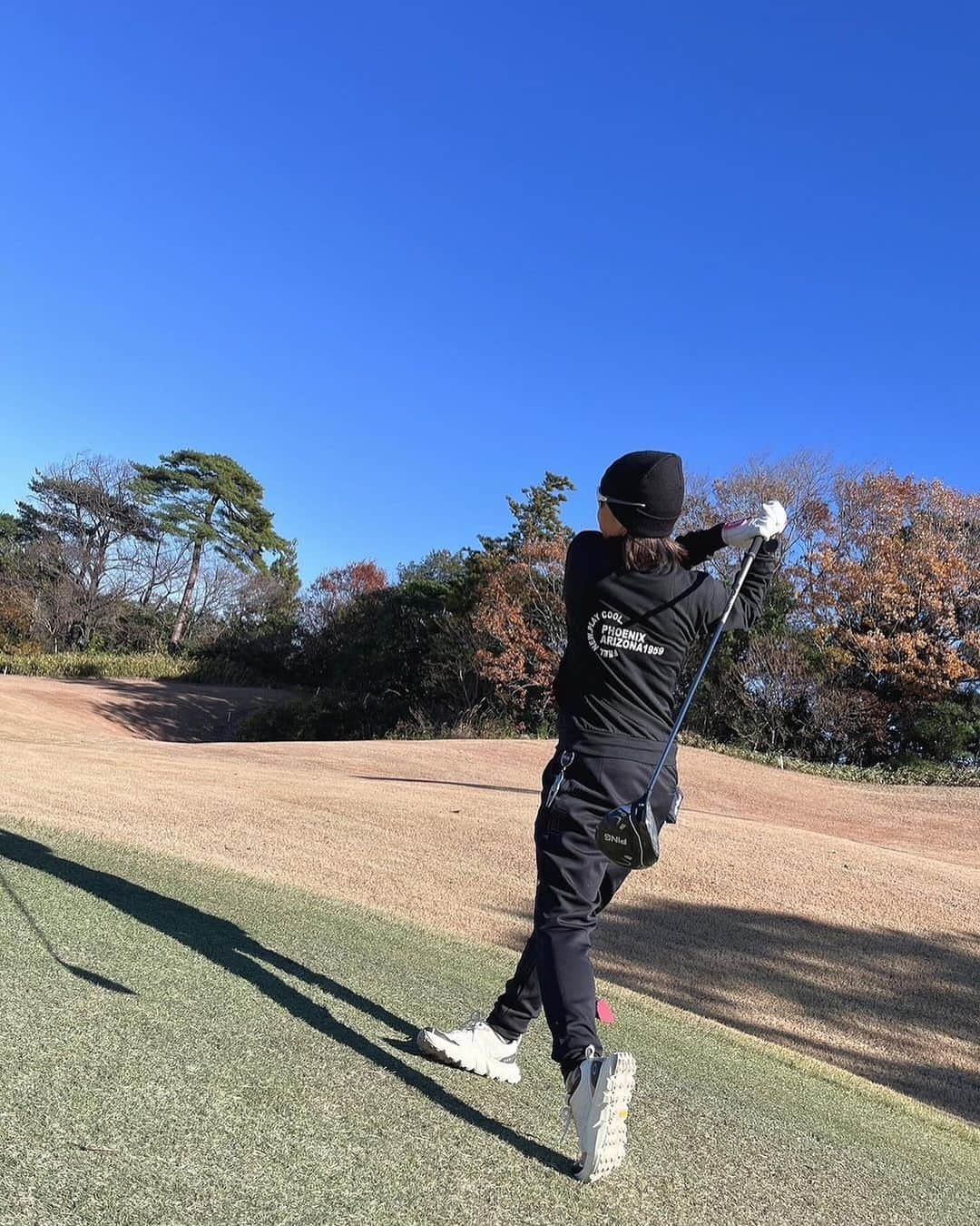 山田恵里さんのインスタグラム写真 - (山田恵里Instagram)「⛳️第3回ゴルフ研修会⛳️ 今日も今日とて最高のゴルフが出来ました☺️🫰 少しづつ成長してるかなー🙃  @hase.5  @m28t_1110 ありがとねー☺️  今後も定期開催希望🙌  #HG霞 #卵 #さよならひでき #ハイスピードノンストップグリーン #労りゴルフ #68番ヨッシー #キャンディおじさま」12月13日 15時51分 - eriyamada19