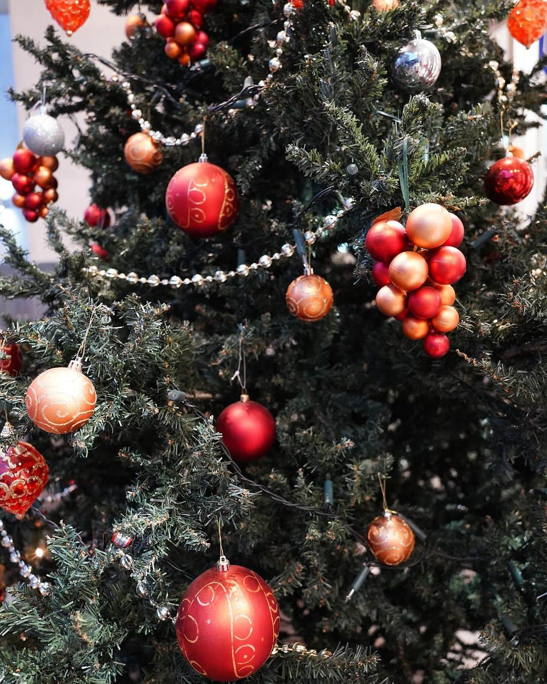 よねいはるかさんのインスタグラム写真 - (よねいはるかInstagram)「Christmas mood.  街中がクリスマスでキラキラ🎄💫  着ているマフラーとトップスはようやく今日からリリースです🎅🏻 @le.ema_official」12月13日 17時14分 - rabbit____2