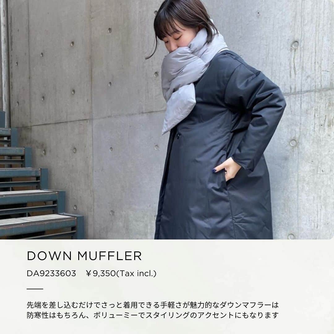 DANSKIN Japanさんのインスタグラム写真 - (DANSKIN JapanInstagram)「冬のアクティブスタイルはこちら ➡︎ @danskin_japan  【WINTER ACCESSORIES】  おしゃれを楽しみながら防寒性を高めるあったか小物。  中でも軽い着用感が魅力のダウンシリーズ。 ふっくらとボリュームのある見た目は、防寒アイテムとしてだけでなく、スタイリングポイントにもなる優れものです。 マフラーとストールタイプの2種類、あなたの好みはどちらですか？  アイテム詳細は画像の商品タグをTAP🏷️  ─────── 【GIFT CAMPAIGN】 12.9(sat.)-12.25(mon.)のキャンペーン期間中、ダンスキン直営店舗で、ギフトとして商品をご購入いただいたお客様にギフトラッピングを無料で承ります。 さらにギフトを16,000円以上ご購入いただいたお客様にはアイマスクをプレゼントいたします。 お気軽にスタッフまでお声がけください。ギフト選びをサポートさせていただきます。  #danskin #danskinjapan #ダンスキン #こころとからだ #わたしを生きる」12月13日 18時40分 - danskin_japan