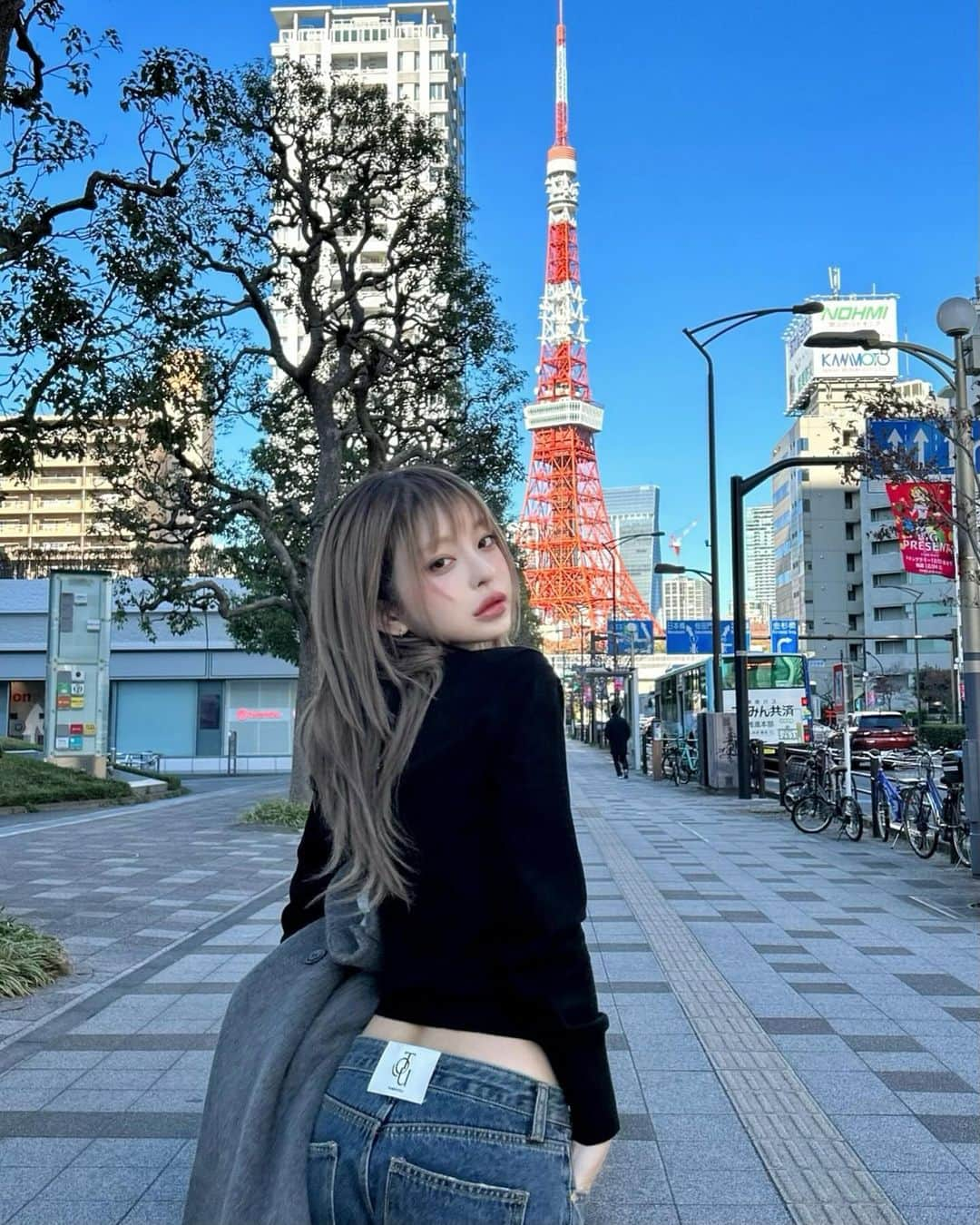 カン・テリさんのインスタグラム写真 - (カン・テリInstagram)「마쟈 나 도쿄타워 죠아행🗼 @theohyou_」12月13日 19時03分 - taeri__taeri