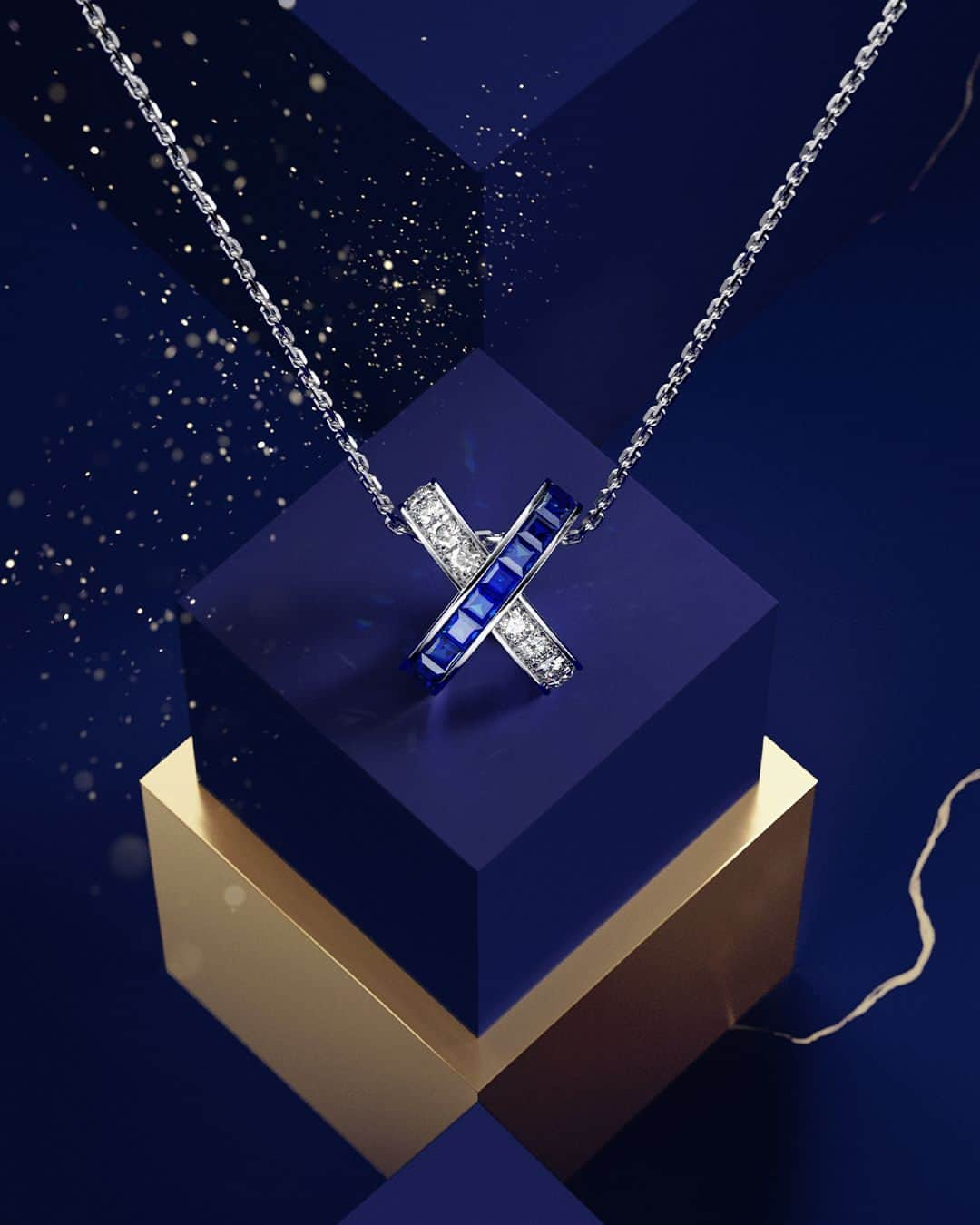 Chaumetさんのインスタグラム写真 - (ChaumetInstagram)「A talisman rich in sentimental value. ⁣ Our Jeux de Liens pendant redoubles its refinement in diamonds and sapphires making it the perfect gift.⁣ ⁣ #Chaumet #FindYourGoldenTreasure #ChaumetTreasureHunt」12月13日 19時13分 - chaumetofficial